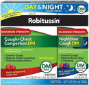 Robitussin DM Max Cough and Chest Congestion Day and Night,(3 Bottles) 20 oz.