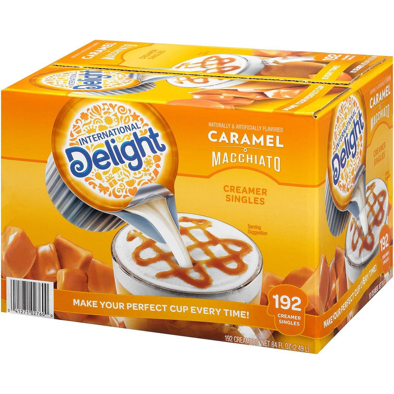 International Delight Caramel Macchiato Creamer -- 192 per case.