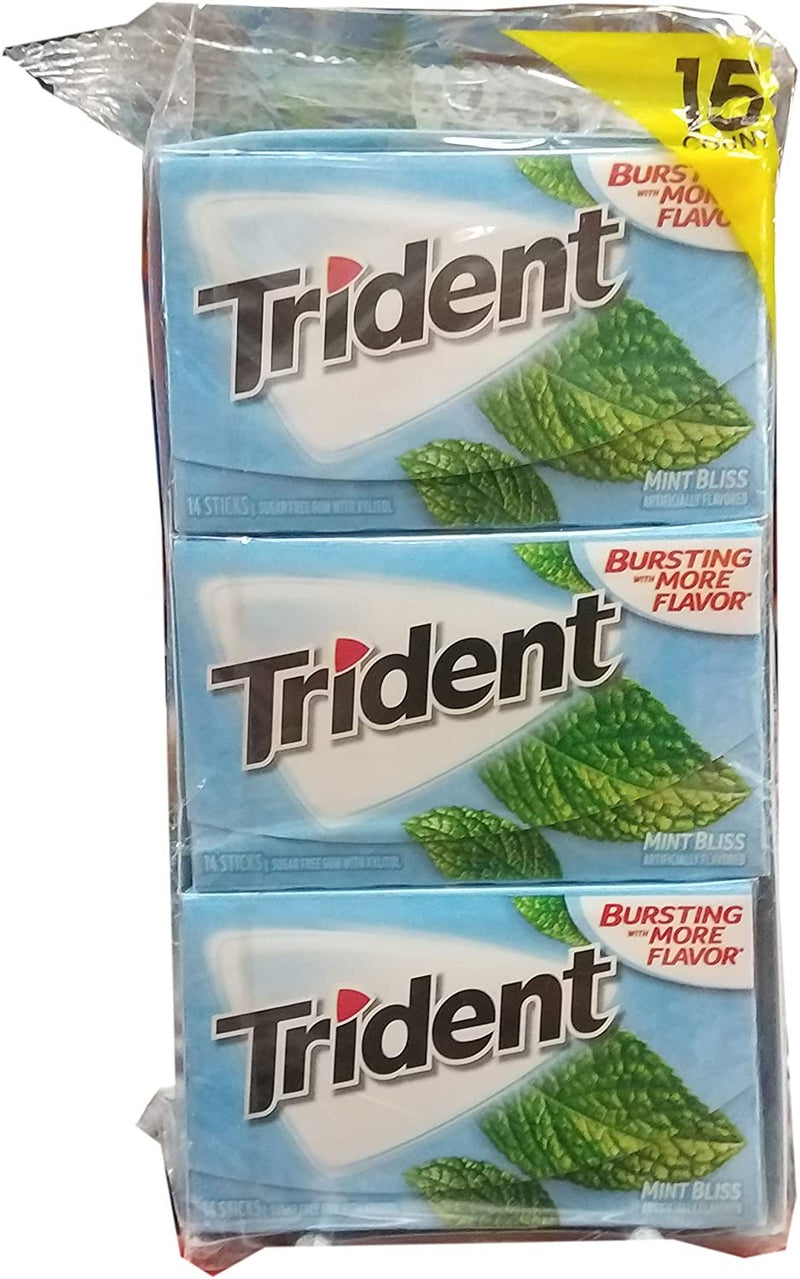 Trident Mint Bliss Bubble Gum, 1 Pound