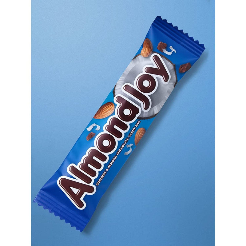 ALMOND JOY Coconut And Almond Chocolate Halloween Candy, Bulk, Gluten Free, Individually Wrapped, 1.61 oz Bars (36 Count)