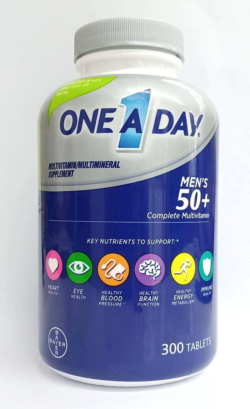 One-A-Day Men's 50+ Multivitamin (300 Tablets)