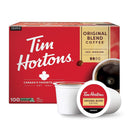 Tim Hortons Original Blend, Medium Roast Coffee, Single-Serve K-Cup Pods Compatible with Keurig Brewers, 100ct K-Cups