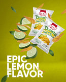 LULU Plantain chips with lemon - Healthy snack - Plantains chips - Plantain chips individual bags - Whole 30 snacks - Plantain chips lime - Healthy plantain chips - Tostones plantain press - Whole food - Lime chips - Plantains fresh - Bulk chips