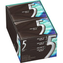 5 GUM React Mint Gum Sugar Free Chewing Gum Bulk, 15 Stick Box (10 Pack)