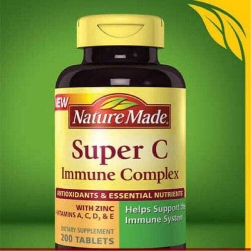 Nature Made Super C Immune Complex 900 mg 200 Tablets