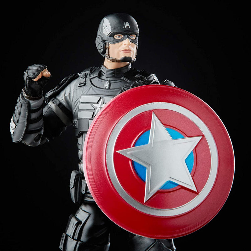 Hasbro Marvel Legends Series Gamerverse 6-inch Collectible Stealth Captain America Action Figure Toy, Ages 4 and Up