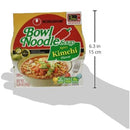 Nongshim Bowl Noodle Soup, Spicy Kimchi, 3.03 Ounce (Pack of 18)