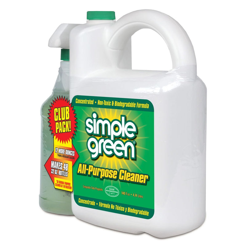 Simple Green Simple Green All Purpose Cleaner 140 Ounce Concentrate + 32 Ounce Ready to Use Net Wt 172 Ounce, 172 Ounce