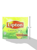 Lipton Green Tea, 100 Percent Natural, 100 Count (Pack of 1)