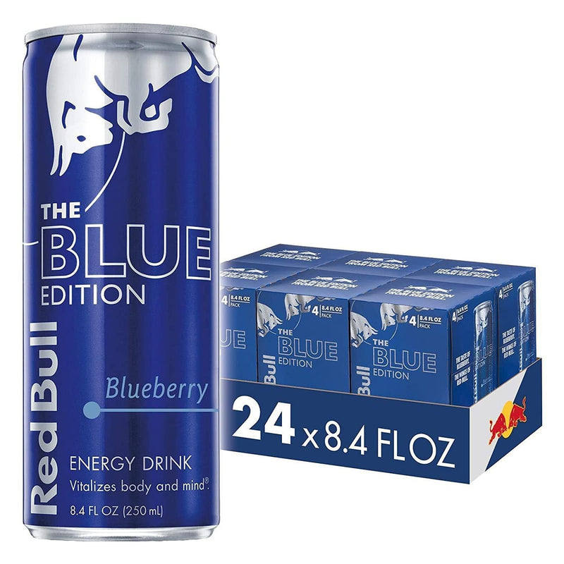 Red Bull Energy Drink, The Blue Edition, 8.4 Fl Oz, 24Count, 201.6 Fl Oz
