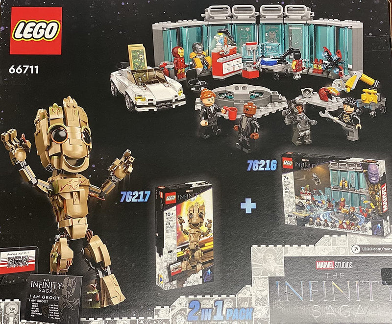 LEGO The Infinity Saga: Marvel Baby Groot & Iron Man Co-Pack - 2 in 1