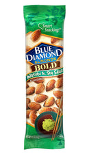 Blue Diamond Almonds Wasabi & Soy Flavored Snack Nuts, Single Serve Bags (1.5 oz, Pack of 12)