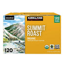 Kirkland Signature Summit Roast Organic Medium Roast Coffee Pods, 120 K-Cup Pods