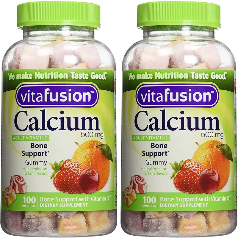 VitaFusion Calcium with Vitamin D3 - 2 100 Count Bottles - 200 Gummies Total