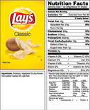 Lay's Potato Chips, Classic, 1 oz, 50 ct