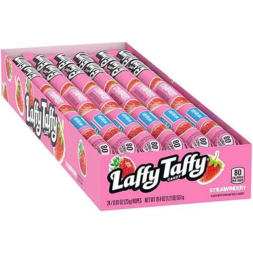 Laffy Taffy Rope - Case of 24 (Strawberry)