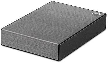 Seagate One Touch 5TB External HHD Drive with 3 Years Rescue Data Recovery Services, Space Gray (STKC5000601