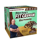Fit Crunch Snack Size Protein Bars,3g of Sugar & Soft Cake Core (18 Bars, Mint Chocolate Chip)