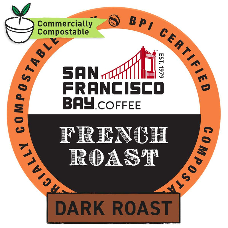 San Francisco Bay French Roast Coffee, OneCup Single Serve, 100 ct