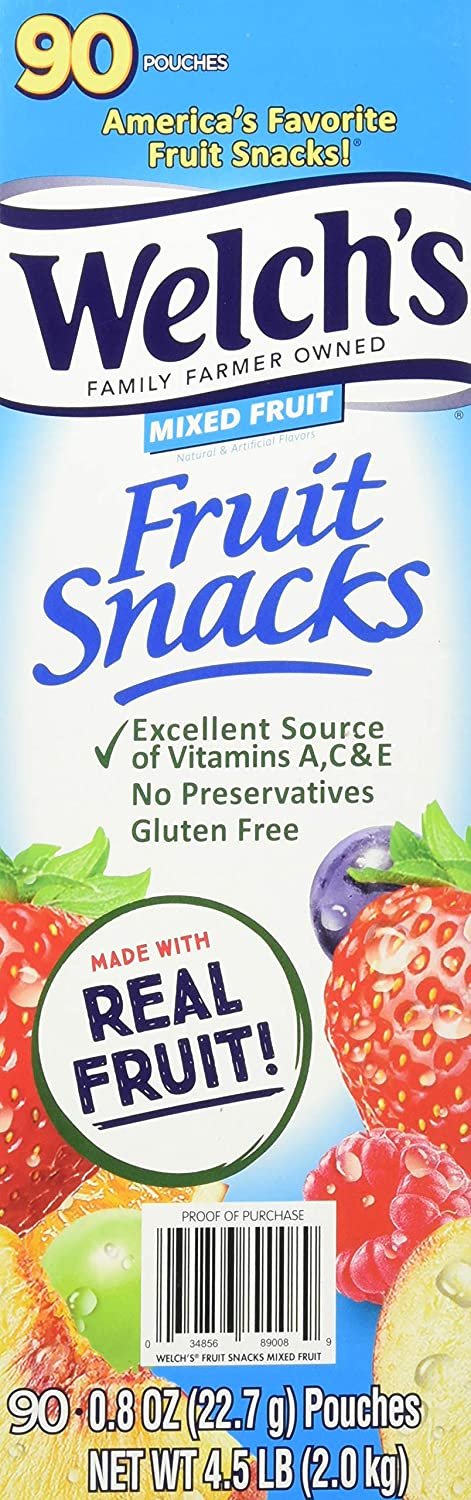 Welch's Welchs Mixed Fruit Snacks, 90 ct,, 4.5 Lb ()