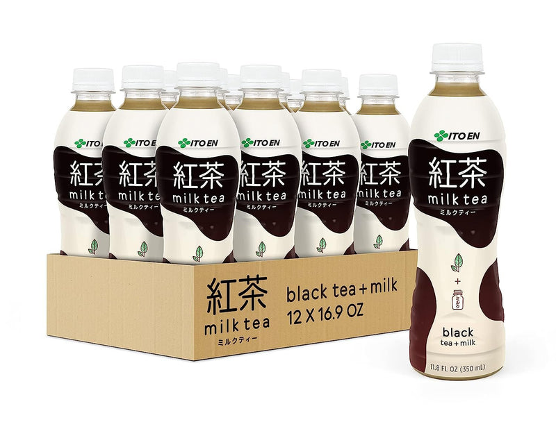 Ito En Black Milk Tea, Sweetened, 11.8 Ounce (Pack of 12)