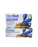 Clear-Touch Food Handling Nitrile Gloves, Medium, 500 ct