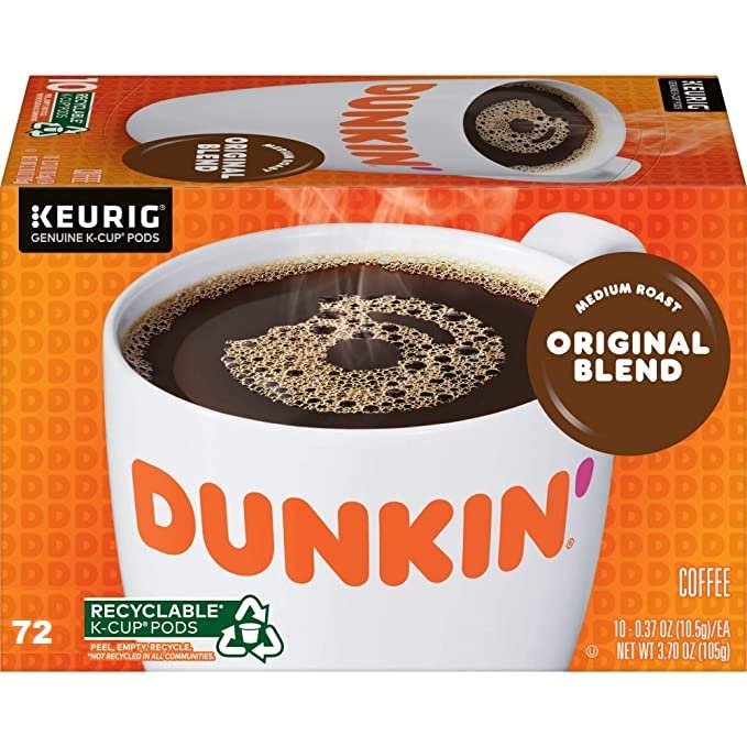 Dunkin' Original Blend, Medium Roast Coffee K Cups - 72 Count