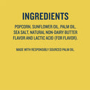 SkinnyPop Butter Microwave Popcorn Bags, Healthy Snacks Microwavable Bags, 2.8 Oz, (Pack of 12), Skinny Pop, Gluten Free