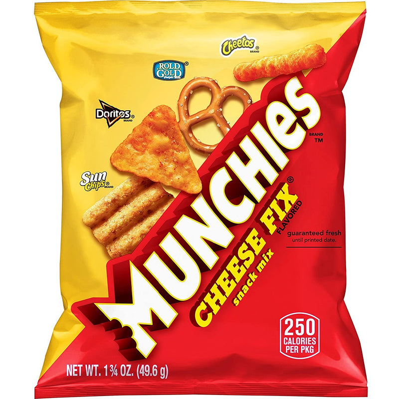 Munchies Cheese Fix Flavored Snack Mix, 1.75 Ounce (Pack of 64)